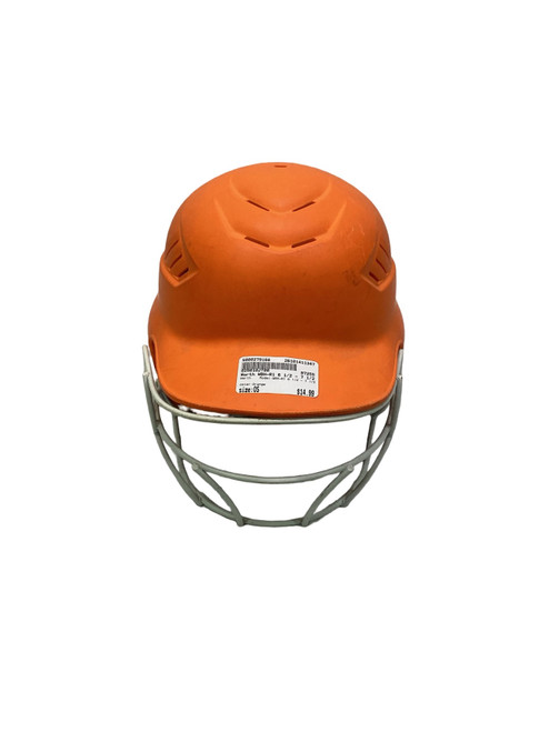Vist Large View of Product Image Which is Used Worth WBH-R1 6 1/2 - 7 1/2 Batting Helmet w/Mask Orange One Size