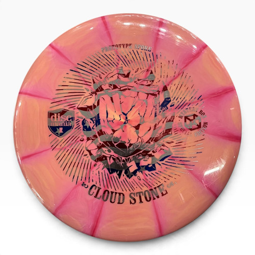 Vist Large View of Product Image Which is Used Discmania CLOUD STONE PROTOTYPE SPORE Disc Golf Putter Pink 155g