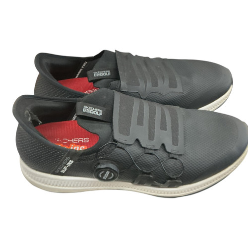 Vist Large View of Product Image Which is Used Skechers GO GOLF ELITE 5 SLIP-INS Mens Golf Shoes Black Senior 9.5