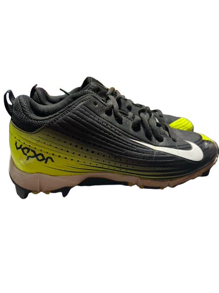 Vist Large View of Product Image Which is Used Nike VAPOR BASEBALL JNR 2.0 BB/SB Cleats White/Black/Yellow Junior 02