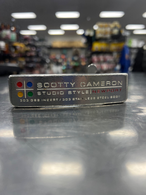 Vist Large View of Product Image Which is Used Titleist CAMERON STUDIO STYLE NEWPORT Mens Putter RH