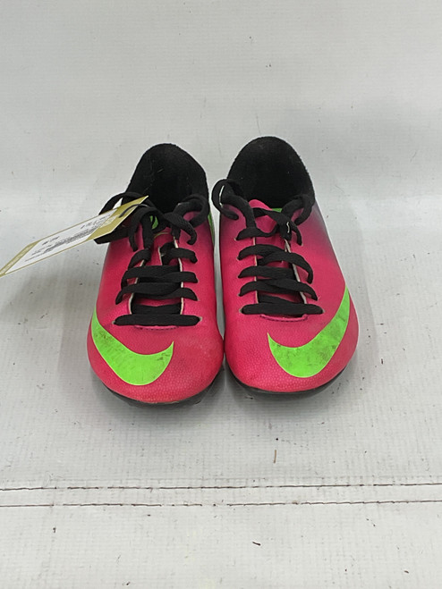 Vist Large View of Product Image Which is Used Nike Soccer Cleats Pink Youth 12.0