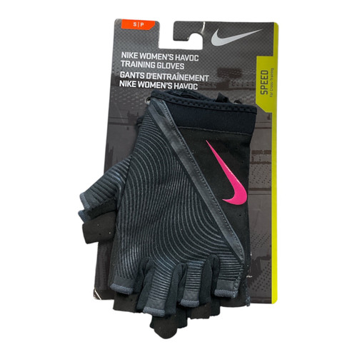 Vist Large View of Product Image Which is Used Nike HAVOC Exercise Gloves Pink SM