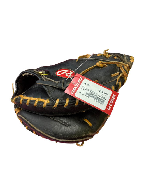 Vist Large View of Product Image Which is Used Rawlings RENGGADE SIERES CATCHER BB/SB Catchers RH Throw Black 32"