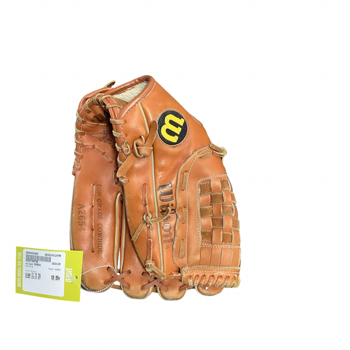 Vist Large View of Product Image Which is Used Spalding A2654 BB/SB Glove RH Throw Brown 11 1/2"