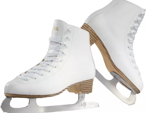 Vist Large View of Product Image Which is New DSG Traditional Figure Skate White Junior 01