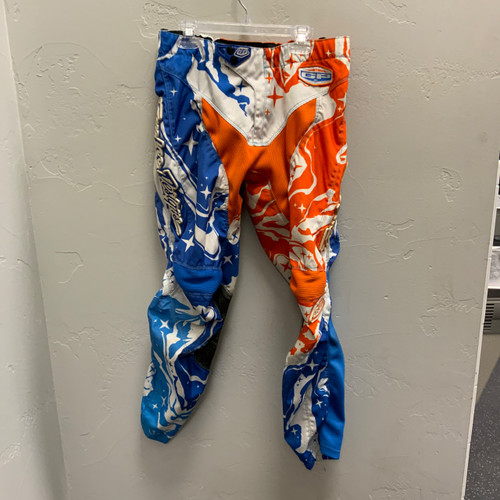 Vist Large View of Product Image Which is Used Troy Lee Designs 30 Youth Bottom Orange Junior