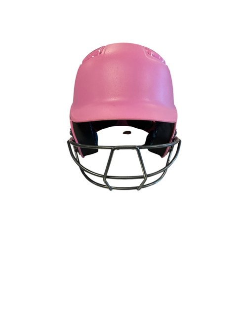 Vist Large View of Product Image Which is Used Easton HELMET AND MASK Batting Helmet w/Mask Pink SM