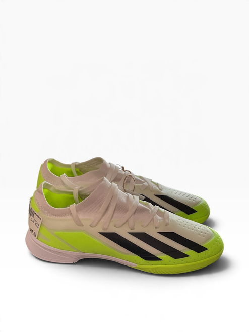 Vist Large View of Product Image Which is Used Adidas Soccer Turf Shoes White Junior 03.5