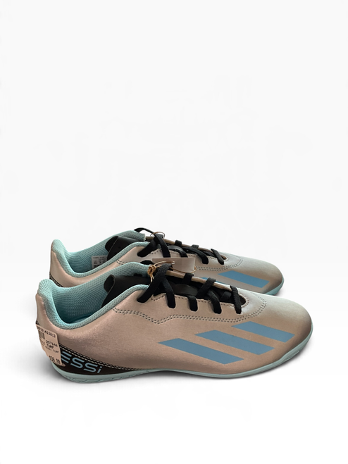 Vist Large View of Product Image Which is Used Adidas ADIDAS MESSI TURF Soccer Turf Shoes Grey Junior 03.5
