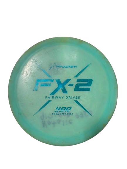 Vist Large View of Product Image Which is Used Prodigy FX-2 400 PLASTIC Disc Golf Driver Sky Blue