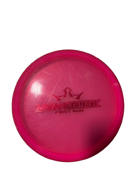 Vist Large View of Product Image Which is Used Dynamic Discs LUCID MAVERICK - FIRST RUN Disc Golf Driver Neon Pink