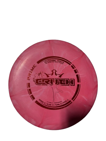 Vist Large View of Product Image Which is Used Dynamic Discs PRIME BURST EMC TRUTH Disc Golf Mid Range Red
