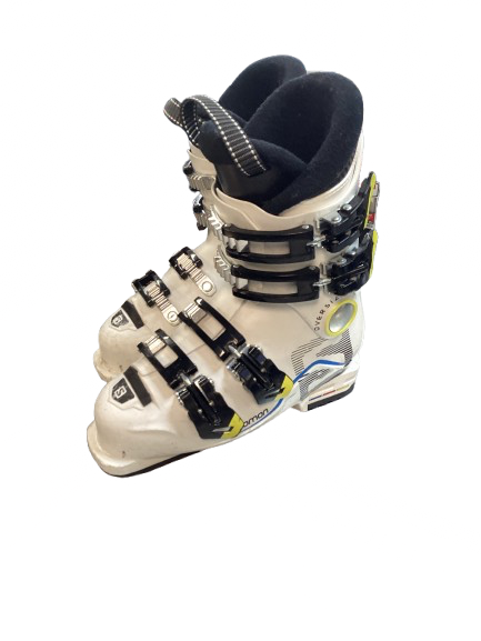 Vist Large View of Product Image Which is Used Salomon KIDS BOOT Boys DH Ski Boot White 215 MP - J03