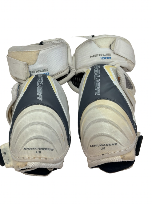 Vist Large View of Product Image Which is Used Bauer NEXUS 1000 Junior Hockey Elbow Pads LG