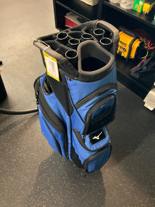 Vist Large View of Product Image Which is Used Mizuno CART BAG W/ TUBE INSERTS Mens Cart Bag Royal Blue
