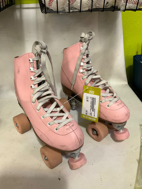 Vist Large View of Product Image Which is Used Bell Inline Elbow Pads Pink MD