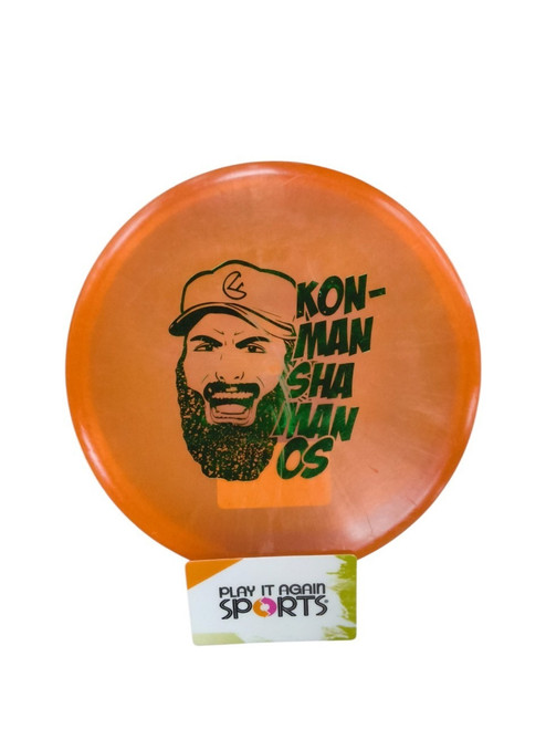 Vist Large View of Product Image Which is Used Gateway SHAMAN Disc Golf Putter Orange