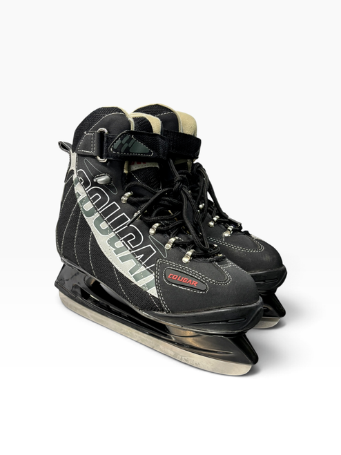 Vist Large View of Product Image Which is Used COUGAR Mens Softboot Skate Black Senior 9