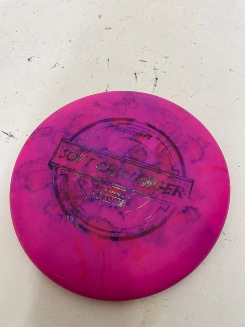 Vist Large View of Product Image Which is Used Discraft SOFT CHALLENGER Disc Golf Putter Pink