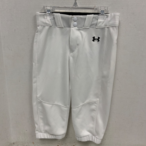 Vist Large View of Product Image Which is Used Under Armour PANT BB/SB Pant Boys White MD