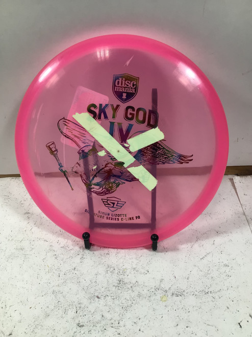 Vist Large View of Product Image Which is Used Discmania C LINE P2 Disc Golf Putter Pink 176g