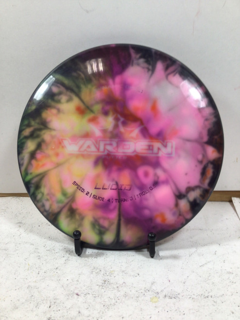 Vist Large View of Product Image Which is Used Dynamic Discs LUCID WARDEN Disc Golf Putter Pink 176g