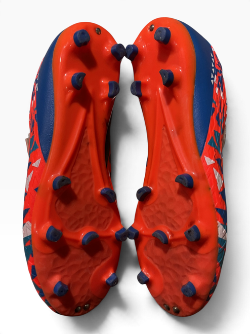 Vist Large View of Product Image Which is Used Dream Pairs Soccer Cleats Orange Senior 6