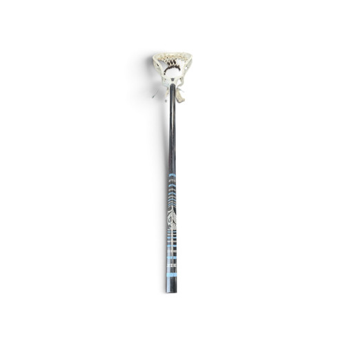 Vist Large View of Product Image Which is Used Brine Alias Mens Complete Lacrosse Stick Attack/Midfield Black, full view