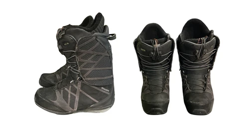Vist Large View of Product Image Which is Used Nitro REDUCER Mens Snowboard Boots Black Senior 10.5
