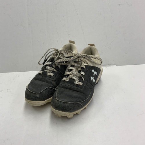 Vist Large View of Product Image Which is Used Under Armour LEADOFF BB/SB Cleats Black Youth 13.0