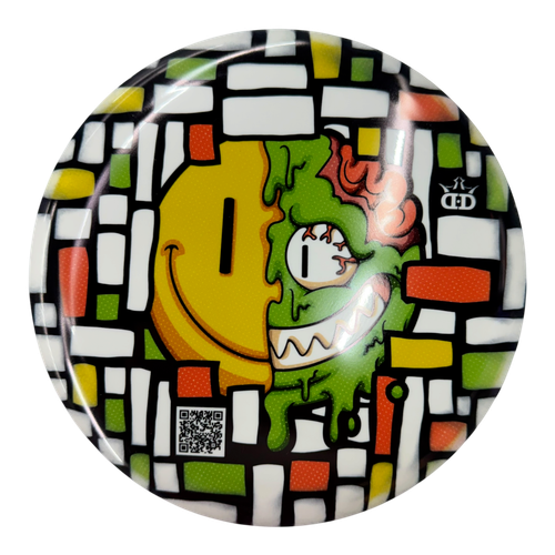 Vist Large View of Product Image Which is Used Dynamic Discs TREASON Disc Golf Driver White 174g
