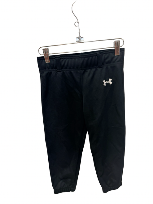Vist Large View of Product Image Which is Used Under Armour Youth Softball Pant Black SM
