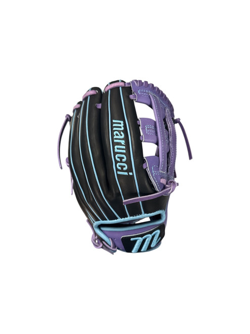 Vist Large View of Product Image Which is Used Marucci CAPITOL SERIES NEW BB/SB Glove RH Throw Purple 11 3/4"