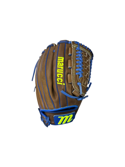 Vist Large View of Product Image Which is Used Marucci CYPRESS SERIES BB/SB Glove RH Throw Brown 12"