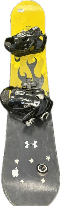 Vist Large View of Product Image Which is Used Lamar DIABLO 1480 Mens Board/Bindings Yellow 148 cm