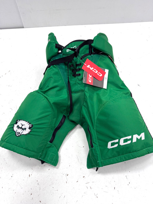 Vist Large View of Product Image Which is Used CCM 85C TACKS TEAM PANT Junior Pant Green LG