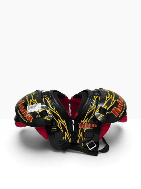 Vist Large View of Product Image Which is Used NAKONA TOMAHAWK FB Shoulder Pads Black SM