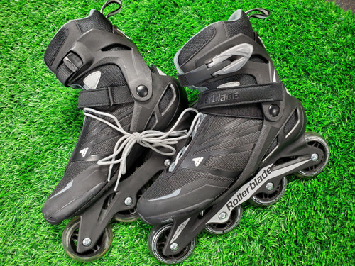 Vist Large View of Product Image Which is Used Rollerblade ADVANCE PRO SZ 10 Senior Rec Fitness Skates Black Senior 10
