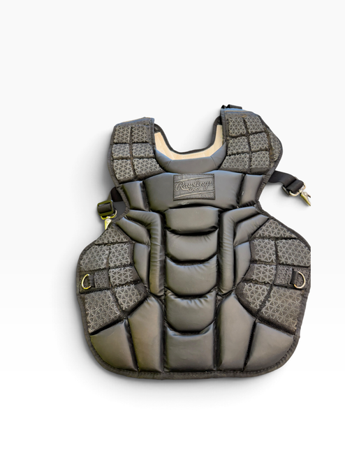 Vist Large View of Product Image Which is Used Rawlings BLACK CHEST PROTECTOR Umpire Chest Protector