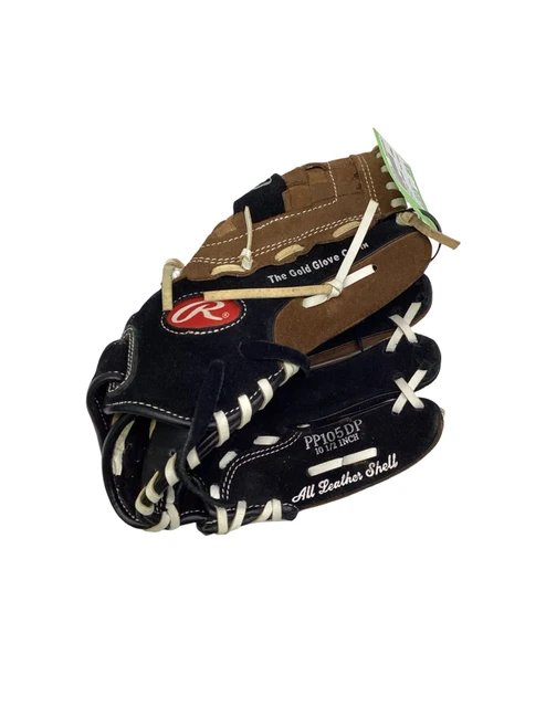 Vist Large View of Product Image Which is Used Rawlings SAVAGE BB/SB Glove RH Throw Brown And Black 10 1/2"