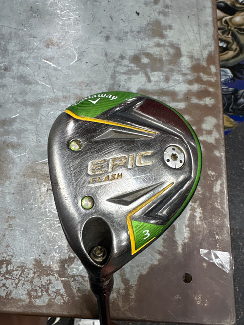 Vist Large View of Product Image Which is Used Callaway EPIC FLASH Mens Fairway Wood LH 3 Wood