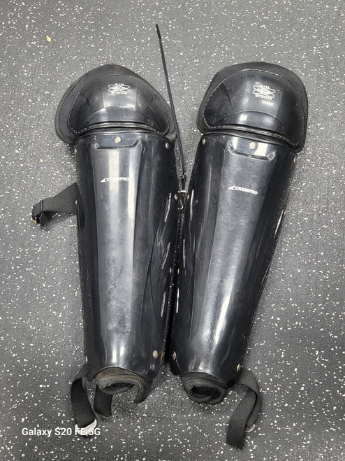 Vist Large View of Product Image Which is Used Champro AIR TECH Umpire Leg Guards