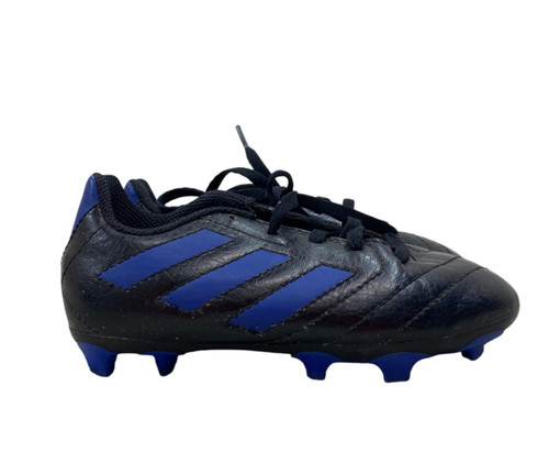 Vist Large View of Product Image Which is Used Adidas Soccer Cleats Royal Blue Youth 11.0