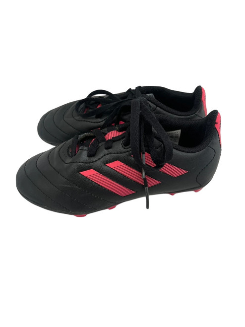 Vist Large View of Product Image Which is Used Adidas Goletto Yth 12 Soccer Cleats Black And Pink 