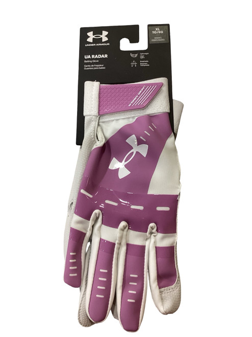 Vist Large View of Product Image Which is Used Under Armour BB/SB Batting Gloves Purple XL