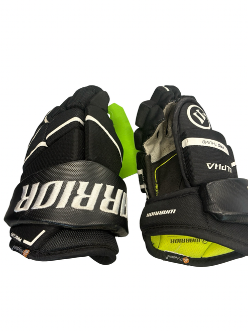 Vist Large View of Product Image Which is Used Warrior ALPHA 8 IN Youth Gloves Black 8"
