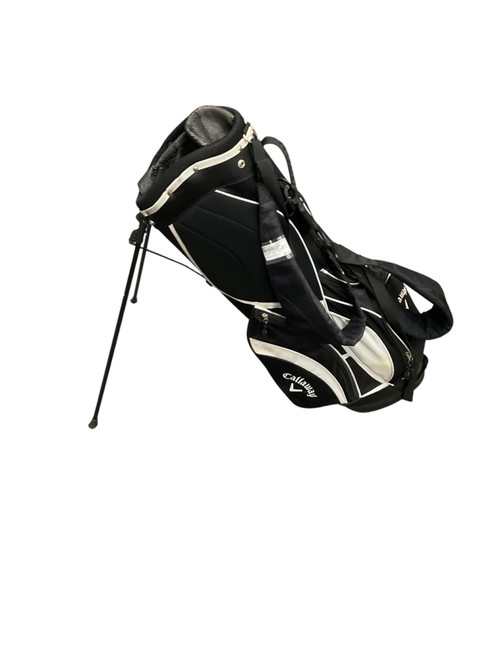 Vist Large View of Product Image Which is Used Callaway 7 CAVITY STAND BAG Mens Stand Bag Black And White