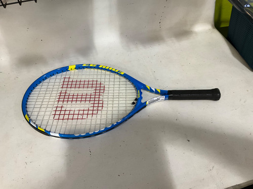 Vist Large View of Product Image Which is Used Wilson ENVY 23 Junior Tennis Racquet Royal Blue 23"