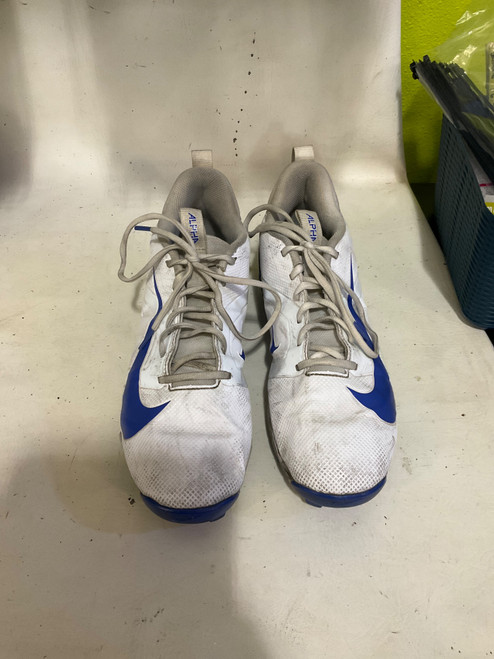 Vist Large View of Product Image Which is Used Nike Adult FB Cleats White Senior 11.5